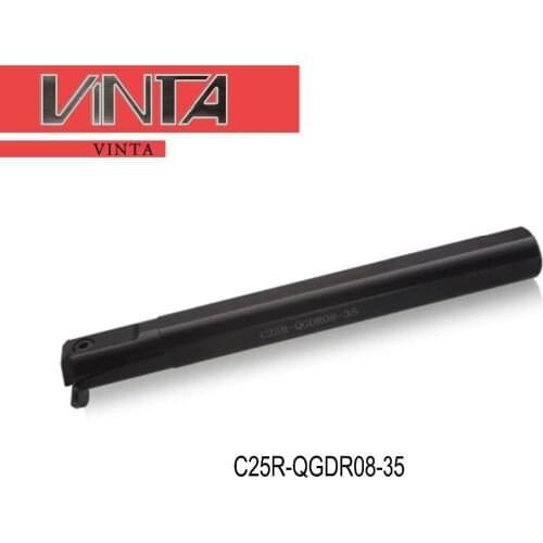 CNC lathe internal grooving and turning tool holder C25R-QGDR08-35/C32S-QGDR11-44/C40T-QGDR13-54 tool boring bar metal cutting