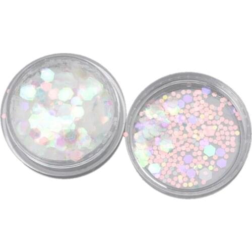 Heart Star Shape Bright Flake Sequins DIY Resin Fillings Jewelry Making E56C