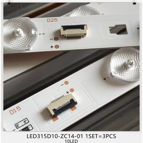 10set=30pcs LED Backlight for LE32TE5 LED315D10-ZC14 LE32D8810 LE32D8810 LD32U3100 LE32F3000W LED315D10-ZC14-01(D) 02(D) 03(D)