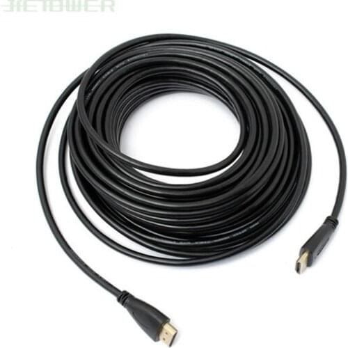 200PCS/LOT HDMI Cable High Speed 1080P 3D Gold Plated Cable HDMI For HDTV XBOX PS3 Computer 0.5m 1m 1.5m 2m 3m 5m 10m 15m