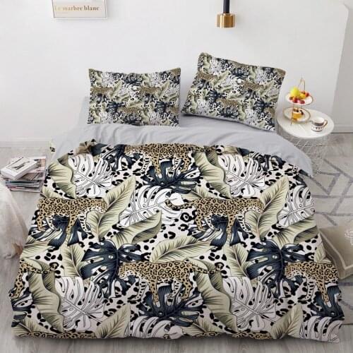 American 3D Bedding Sets Gray Quilt Covers Pillow Shams Duvet Cover Sets Bed Linens Queen Full Twin Size Nordic Flower Design