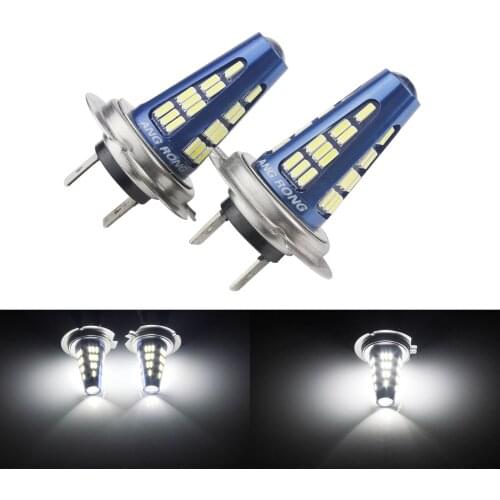 ANGRONG 2x 6000K White H7 499 Bulb 5W LED HeadLight Main Driving Running Lamp Fog Light