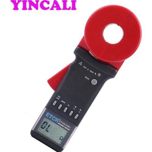 Automatic shifting Clamp Earth Resistance Tester ETCR2100E+ Digital Ground Resistance Tester Leakage Current Test
