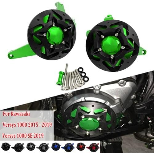 For Kawasaki Versys 1000 SE 2015-2019 Motorcycle CNC Engine Cover Stator Case Protection Guard Crash Pad VERSYS1000 versys 1000