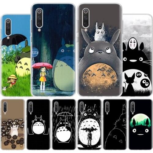Totoro Studio Ghibli Anime Cover Phone Case For Xiaomi Note 10 Mi 11 9 8 CC9 5X 6X 9T 10T A3 Poco X3 NFC F1 Pro Lite + Coque A1