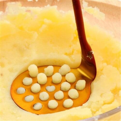 Two Sizes Stainless Steel Potato Masher Ricer Puree Garlic Presser Vegetable Fruit Press Juice Maker Gadget Kitchen Accessories