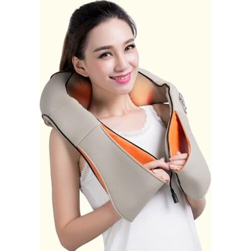 Electrical Massage Shiatsu Back Shoulder Body Neck Massager Multifunctional Shawl Infrared Heated Kneading Car/Home Massager