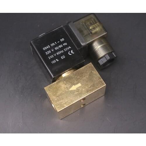 Solenoid Valve 50mpa 50 bar High Pressure Valve 1/4" 1/2" 3/8" DC12V 24V AC220V Orifice 2mm Normally Closed Brass Valve