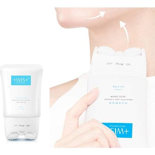 WIS Brighten And Lifting Firming Neck Cream Replenishment Fade Neckline Wrinkle Nourishing Skin Whitening V-Type Massager