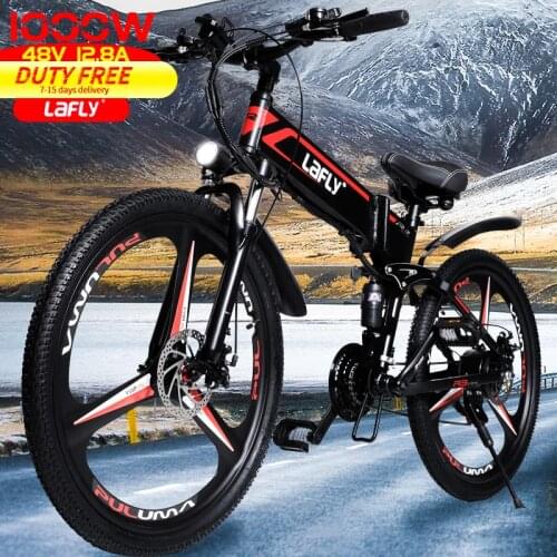 LAFLY X-3 2021 NEW Folding electric bike 1000W 48V Mountain Bike Electric Bicycle adult 26 Inch e bike lithium battery