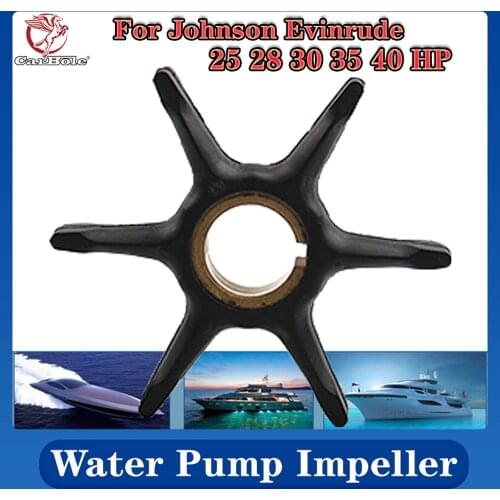 Boat Part & Accessories Water Pump Impeller For Johnson Evinrude 25 28 30 35 40 HP 18-3006 378891 775521 Outboard Motor 6 Blades