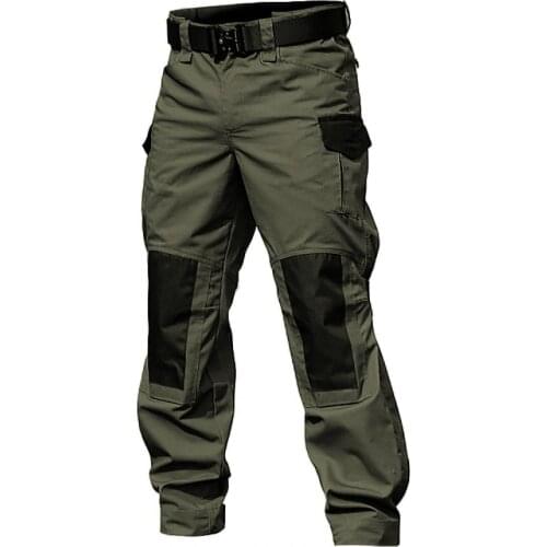 Men Military Tactical Cargo Pants Army Green Combat Trousers Multi Pockets Gray Uniform Paintball Airsoft Autumn Work Clothing