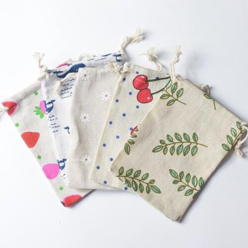 5/10pcs Drawstring Pouches Set DIY Accessories Pockets Bags For Jewelry Candy Wedding Arts Crafts Mini Storage Bag
