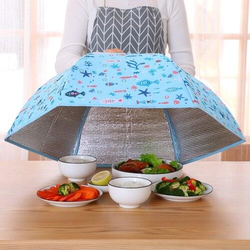 New product heat preservation meal cover Foldable vegetable cover Multifunctional large food cover Thicken meal cover