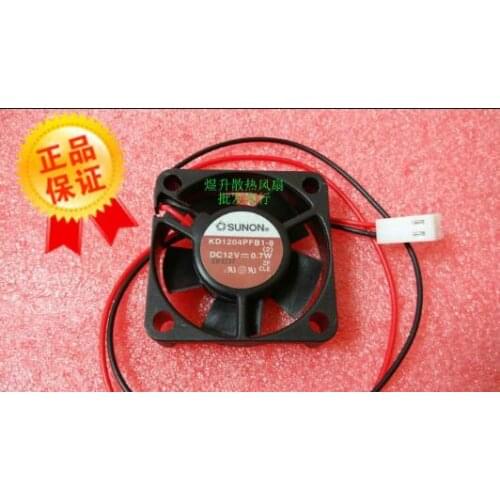 Original 4010 DC 12V 0.7W 4CM 40*40*10MM 4cm KD1204PFB1-8 2-Wire cooling Fan