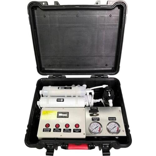 Solar power suitcase RO machine, portable outdoor emergency water filter