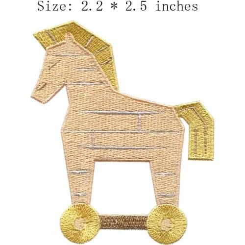 Pony2.2"wide embroidery patch for iron on patch/lovely/cute