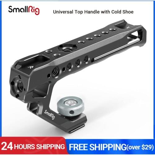 SmallRig Cold Shoe Handle With 15mm Rod Clamp/Arri Locating Holes For DSLR Cameras /Cages/Camcorder Accessories - 2094