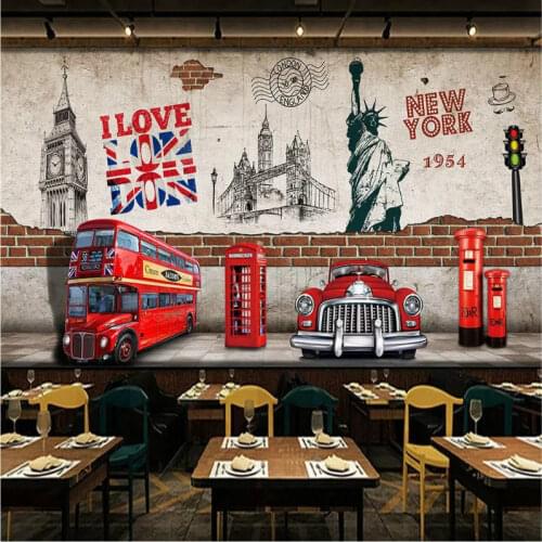 Hand painted European retro decorative painting background wall Wallpaper Mural for wall