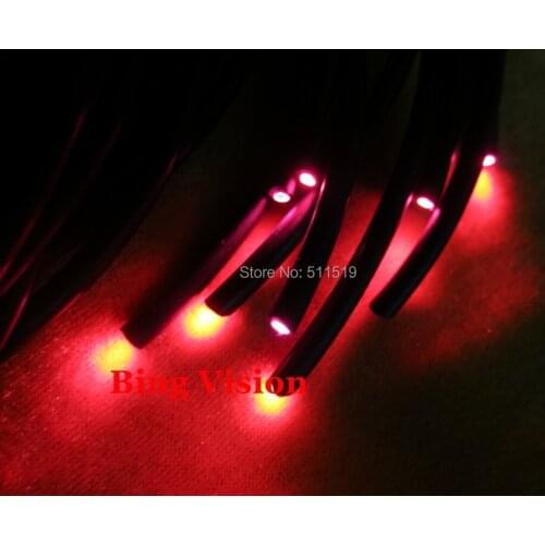 Super soft 4.5mm Fiber optic star lighting kit, 2 meters long , 10 pcs ,3mm/4.5mm diameter solid core RGB fiber lighting
