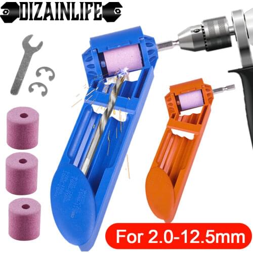 2-12.5mm Corundum Grinding Wheel Bit Tool Portable Titanium Drill Bit Twist Sharpener Drill Bit Sharpening machine Tool Parts