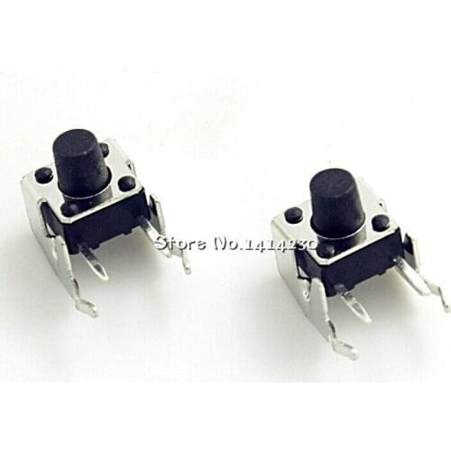 20Pcs Tact Switch 6*6*7mm Horizontal with Bracket Tactile Push Button Switches 6x6x7mm Micro Switch