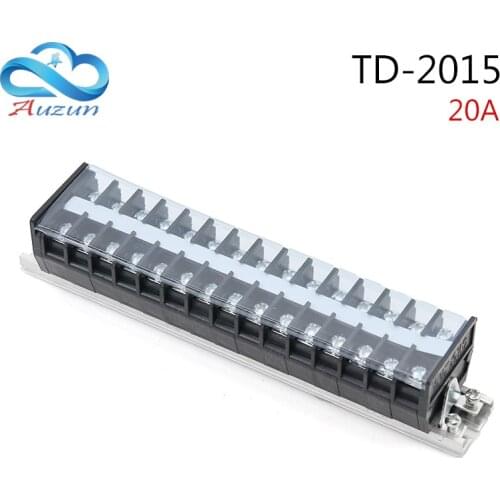 TD-2015 rail terminal block combination terminal block 15-position terminal block 20A660V
