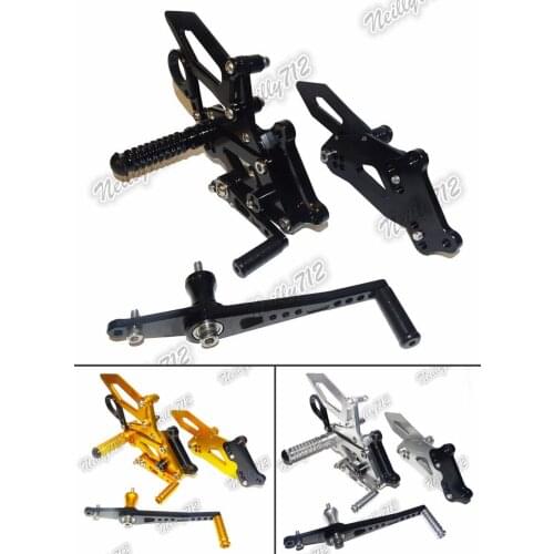 Waase Motorcycle CNC Adjustable Rider Rear Sets Rearset Footrest Foot Rest Pegs For BMW S1000RR S 1000 RR 2015 2016