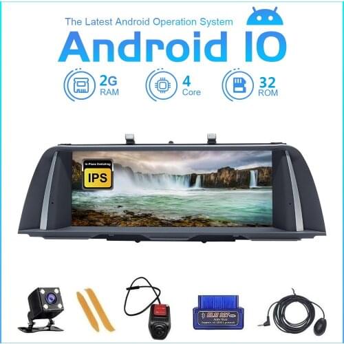 ZLTOOPAI 10.25" Carplay Android 10 For BMW Series 5 F10 F11 F18 Car Intelligent Multimedia GPS Navigation Head Unit Auto Radio