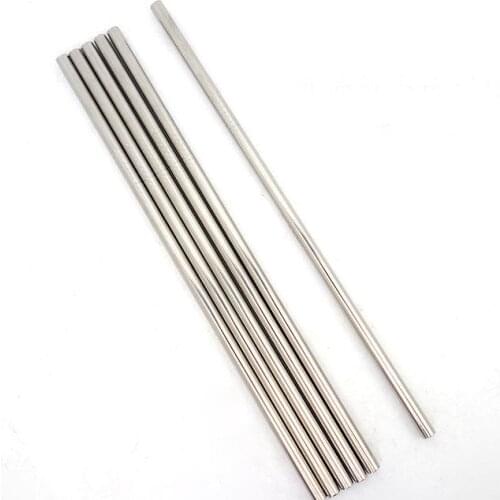 1000 pcs 205 mm / 8.07" Stainless Steel Reusable Straws For Beer Juice Drink Eco-Friendly Straight Metal Drinking Straw SN661