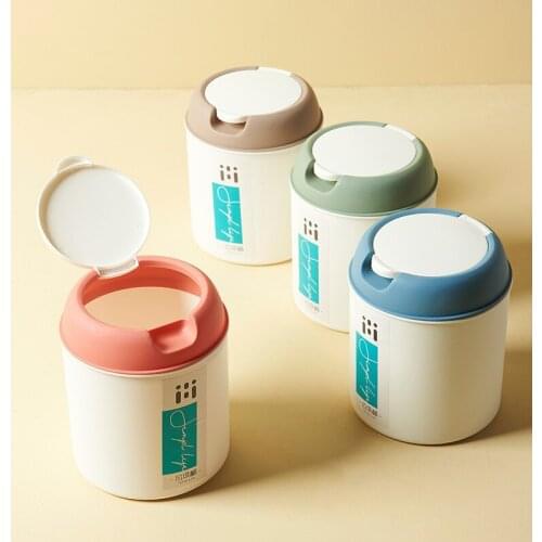 4 Color Mini Waste Bin Desktop Garbage Car Trash Can PP Home Office Trash Can Dustbin Basket Household Sundries Storage Box