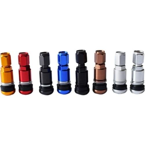 4 Pcs Universal Car Tubeless Aluminum Alloy Air Bicycle Tire Valves Stems Q9QD