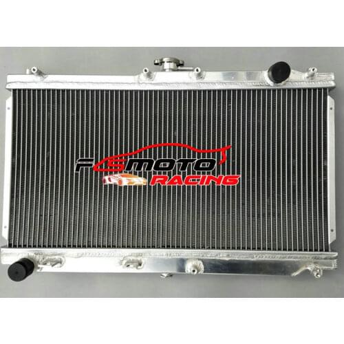 52 mm Aluminum Racing Radiator FOR Mazda MX5 MX-5 Miata NB MT 1.6/1.8L L4 engine 1998-2005 KIT 99 00 01 02 03 04