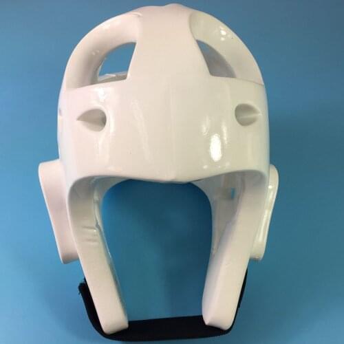 New Taekwondo Helmet Head Protection White Helmet Once Forming Head protector