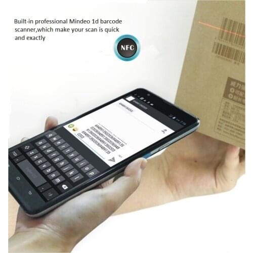 Free Shipping Big Display 7 Inch Android 1D Barcode Reader Data Collectors with Camera NFC Reader GPS LS7S(1D)