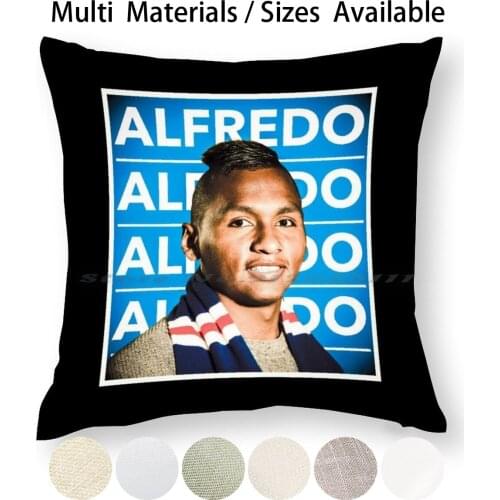 Glasgow Rangers Alfredo Morelos Pillow Case Throw Pillow Cover Cotton Linen Flax Alfredo Morelos Let S Go Glasgow Rangers Club