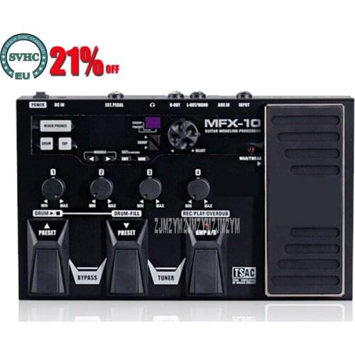Electric Guitar Effector Guitar Effects Processor Professional Distortion Digital Synthesis Musical Instrument Accessory MFX-10