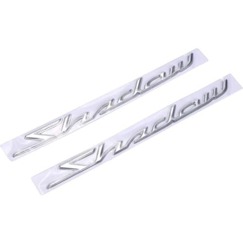 Chrome 3D Fuel Gas Tank Emblem Badge Decals Stickers Motorcycle For Honda Shadow 1100 VT1100C VT500C 750 New