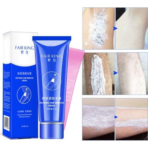 FAIR KING Men and Women Herbal Depilatory Cream Hair Removal Painless Cream for Removal Armpit Legs Hair Body Care Shaving 40g