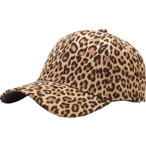 Leopard print Neutral Leopard Breathable Sports Peaked Cap Women Men Outdoor Street Hiphop Hats Caps Adjustable Gorras 2021