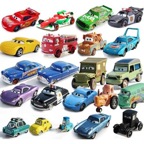 Disney Pixar Cars 2 3 Lightning Mcqueen Racing Family Jackson Storm Ramirez Diecast Vehicle Metal Alloy Boy Childrens Toy Car