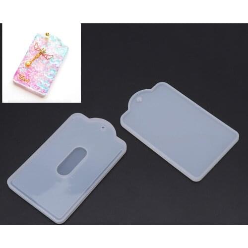 Card Set Pendant Silicone Mold Jewelry Making Resin Craft Handmade DIY Tool New