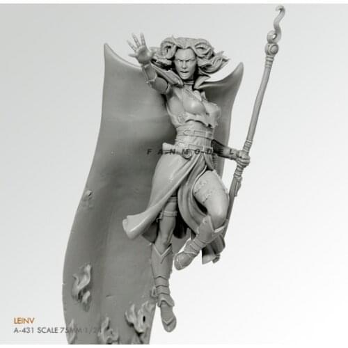 1/24 75mm Resin model kits figure colorless and self-assembled A-431