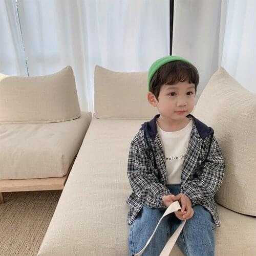 Hooded Spring Summer Boys Blouses Shirts Kids Costume Ruffle Children Clothing Birthday Party Beach High Quality