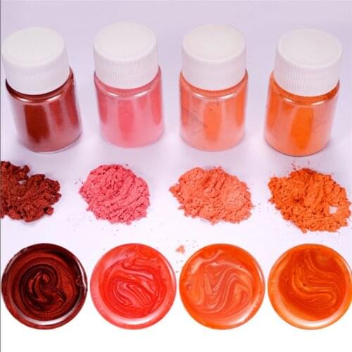 Y1UE 21 Colors Aurora Resin Mica Pearlescent Pigments Colorants Resin Jewelry Making
