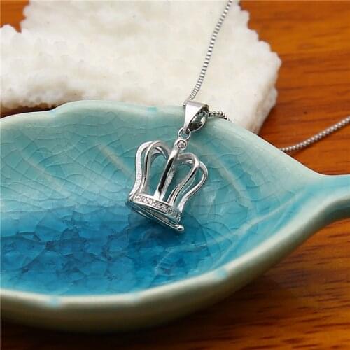 Crown Cage Shape Pendant Base Mountings Findings Jewelry Settings Parts for Pearls Beads Stones Crystal Agate Coral, 10pcs/lot