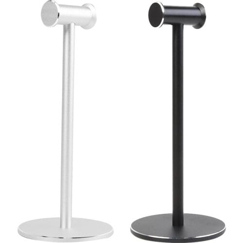 Portable Headphone Desktop Stand Aluminum Alloy Hanger Head Mounted Hook Durable Non-slip Earphones Display Holder Accessories