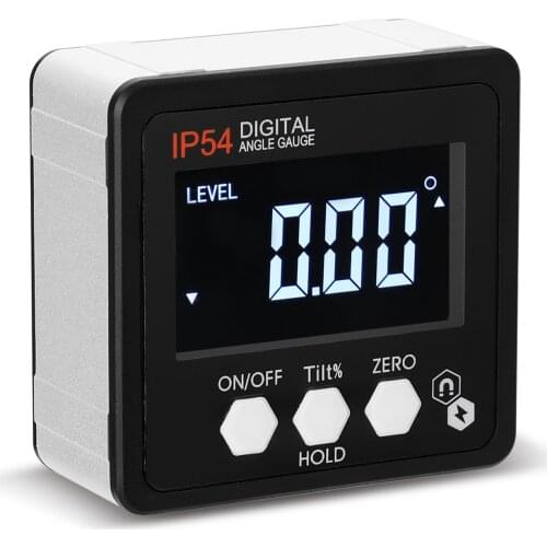 Portable 4*90° IP54 Waterproof Dustproof Level High Precisions Angle Finder Digital Protractor Inclinometer Level Box