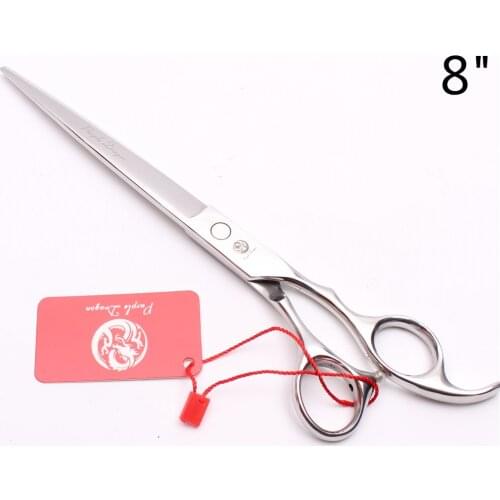 Z1006 8" 22cm Purple Dragon Professional Pets Grooming Hair Scissors Cutting Scissors Styling Tool Dogs Cats Hairdressing Shears