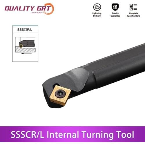Q.Grt S12M-SSSCR09 S16Q-SSSCR09 S25S-SSSCL09 Internal Turning Tool Holder Carbide Inserts SCMT SSSCR/L CNC Lathe Cutting Tools